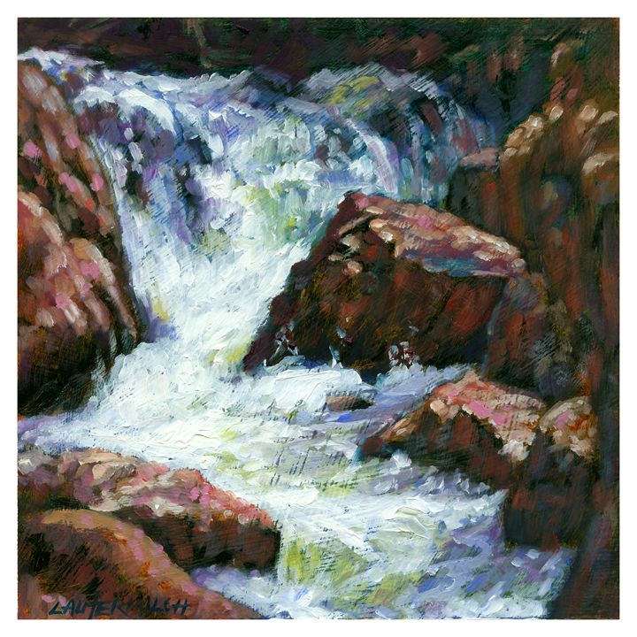 Fast Stream - Paintings by John Lautermilch