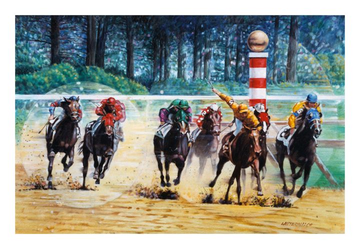In The Winner's Circle - Paintings by John Lautermilch