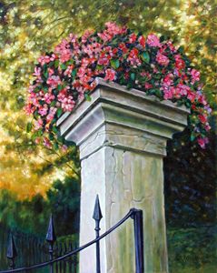 Entrance to the Garden - Paintings by John Lautermilch