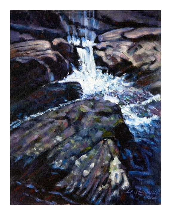 Rushing Waters 43-2004 - Paintings by John Lautermilch