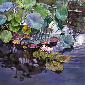 Summer Reflections 62-2004 - Paintings by John Lautermilch