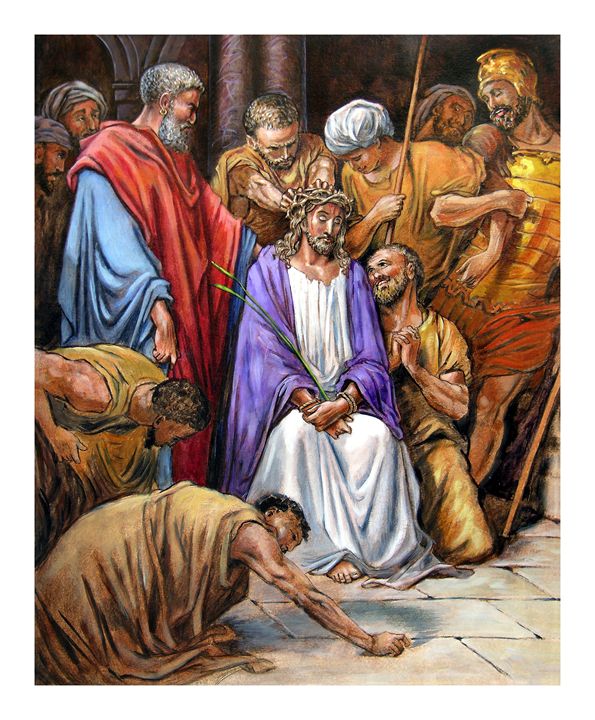 Jesus Tormented - Paintings by John Lautermilch