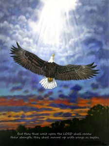 On Eagles Wings - Paintings by John Lautermilch