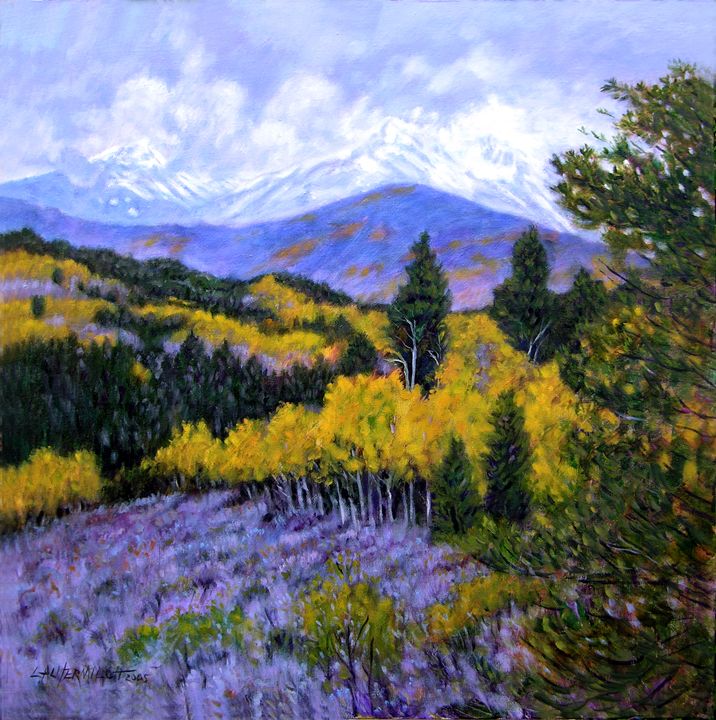 Fall in the Rockies 63-2005 - Paintings by John Lautermilch