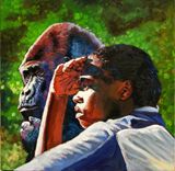 20x20" painting on canvas