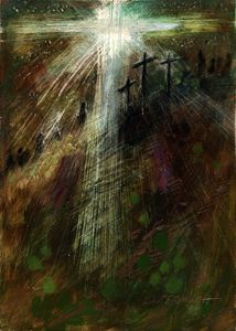Coming to the Cross - Paintings by John Lautermilch