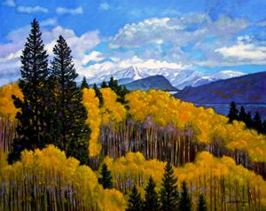 Nature's Patterns - Rocky Mountains - Paintings by John Lautermilch