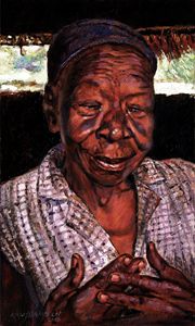 Woman of Faith 81-2008 - Paintings by John Lautermilch