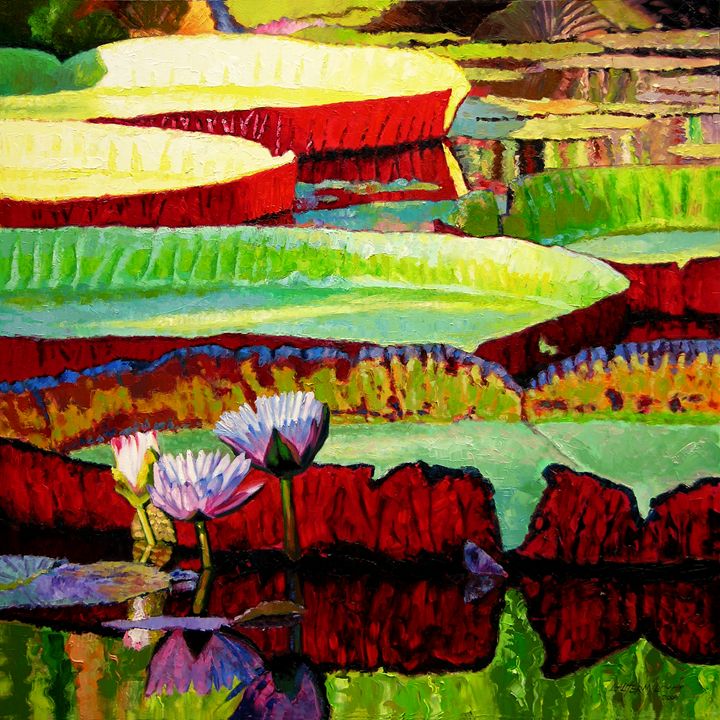 Ever Changing Colors 17-2009 - Paintings by John Lautermilch