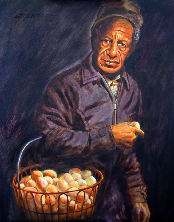 Egg Man 3-2003 - Paintings by John Lautermilch
