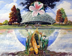 St. Louis Botanical Garden 21-2000 - Paintings by John Lautermilch