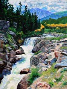Rocky Mountain High is SOLD - Paintings by John Lautermilch