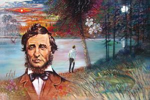 David Thoreau 3-1997 - Paintings by John Lautermilch