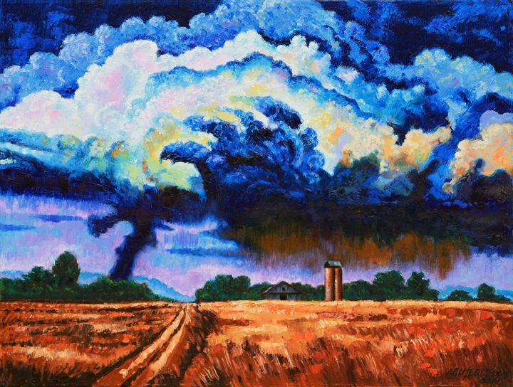 Storm Clouds for Beth - Paintings by John Lautermilch
