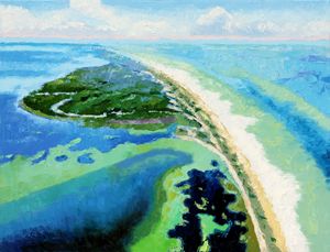 Cape San Blas Florida - Paintings by John Lautermilch