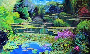 Monet's World - Paintings by John Lautermilch