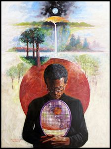 Arthur Ashe - Paintings by John Lautermilch