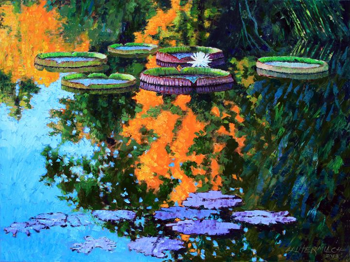 First Signs of Fall - Paintings by John Lautermilch