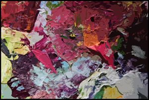 Palette Abstraction #1 - Paintings by John Lautermilch