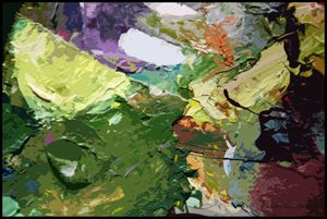 Palette Abstraction #2 - Paintings by John Lautermilch