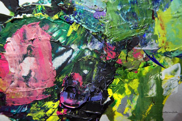 Palette Abstraction #3 - Paintings by John Lautermilch