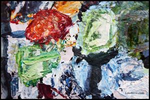 Palette Abstraction #6 - Paintings by John Lautermilch