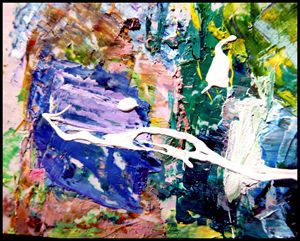Palette Abstraction #10 - Paintings by John Lautermilch
