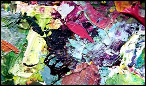 Palette Abstraction #12 - Paintings by John Lautermilch