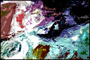 Palette Abstraction #14 - Paintings by John Lautermilch