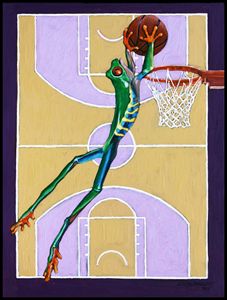 Slam Dunk - Paintings by John Lautermilch
