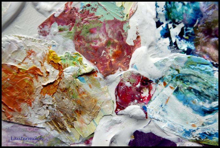 Palette Abstraction 18 - Paintings by John Lautermilch