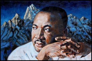 Martin Luther King - Paintings by John Lautermilch
