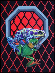 Ultimate Frog Championship - Paintings by John Lautermilch