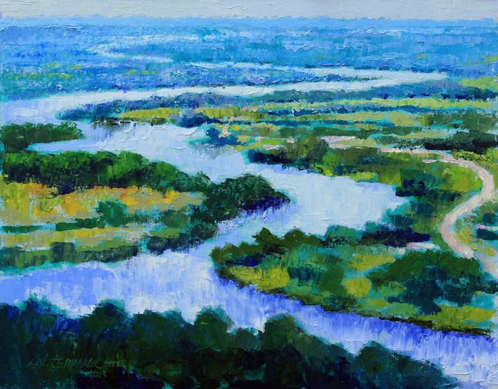 Old Man River - Paintings by John Lautermilch