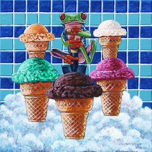 The Addiction - Paintings by John Lautermilch