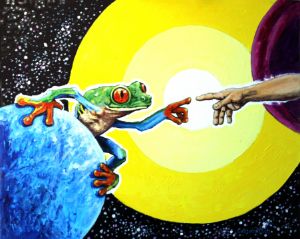 Creation of Froggy - Paintings by John Lautermilch