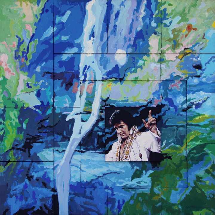 Elvis - How Great Thou Art - Paintings by John Lautermilch