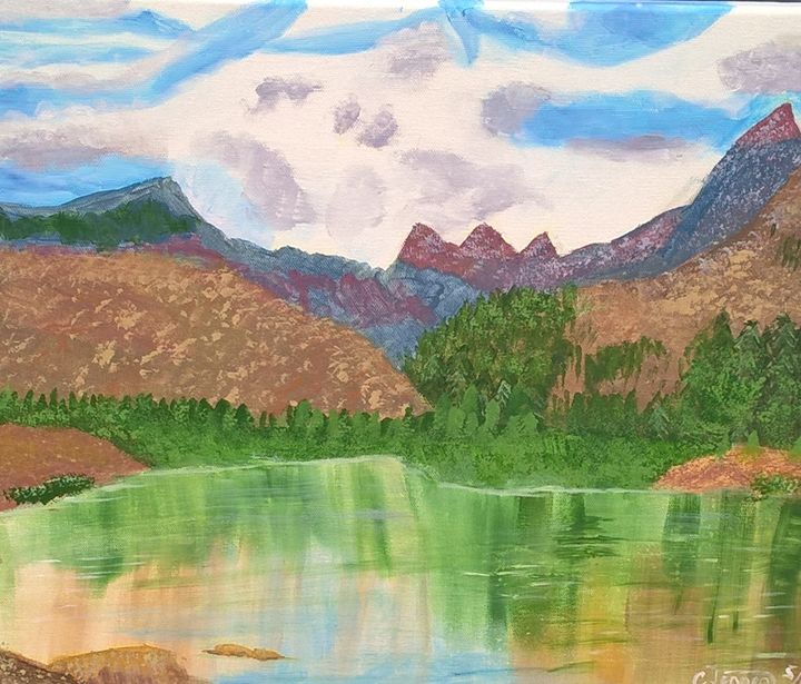 A shadow on the lake - Artbycindyj