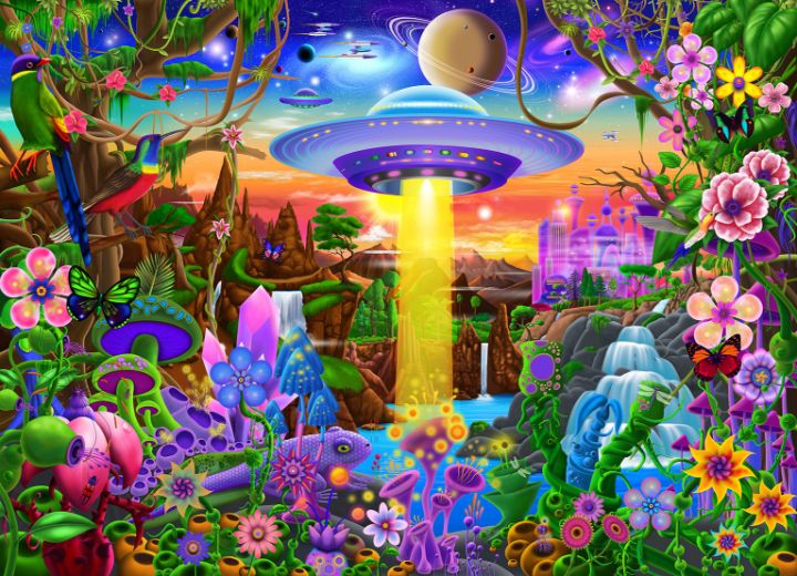 Cosmic Fantasy World - Imaginary Art of Gerald Newton