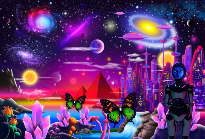 Artificial Paradise New Version - Imaginary Art of Gerald Newton