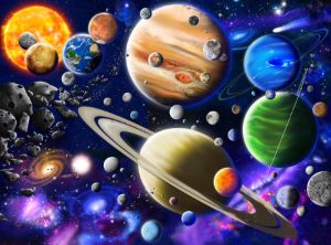 Planets of our Solar System - Imaginary Art of Gerald Newton