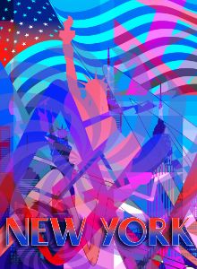 New New York Design 2 - Imaginary Art of Gerald Newton