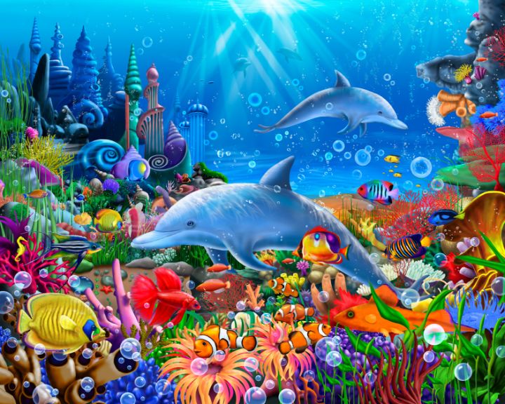 Amazing Undersea City - Imaginary Art of Gerald Newton