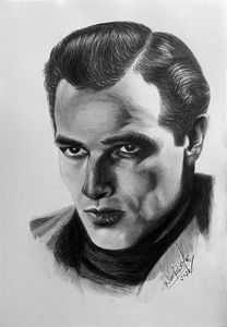 Marlon Brando portrait