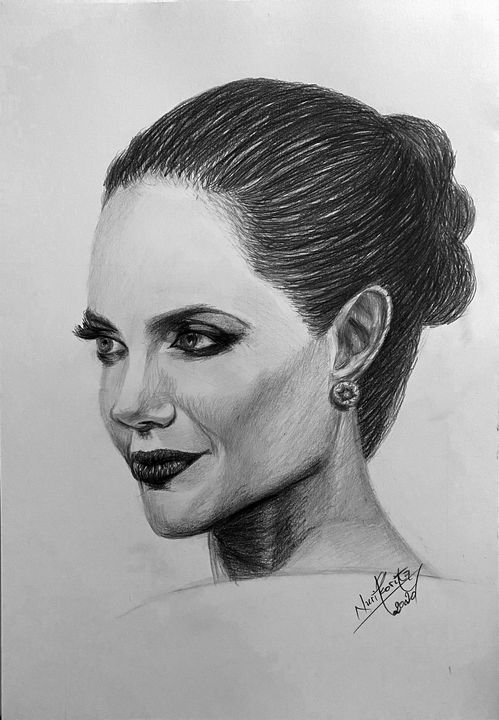 Angelina Jolie portrait - NK portraits