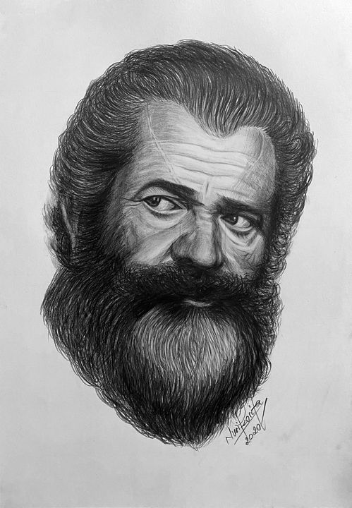 Mel Gibson portrait - NK portraits