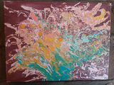 Freestyle, abstract art, acrylic pai