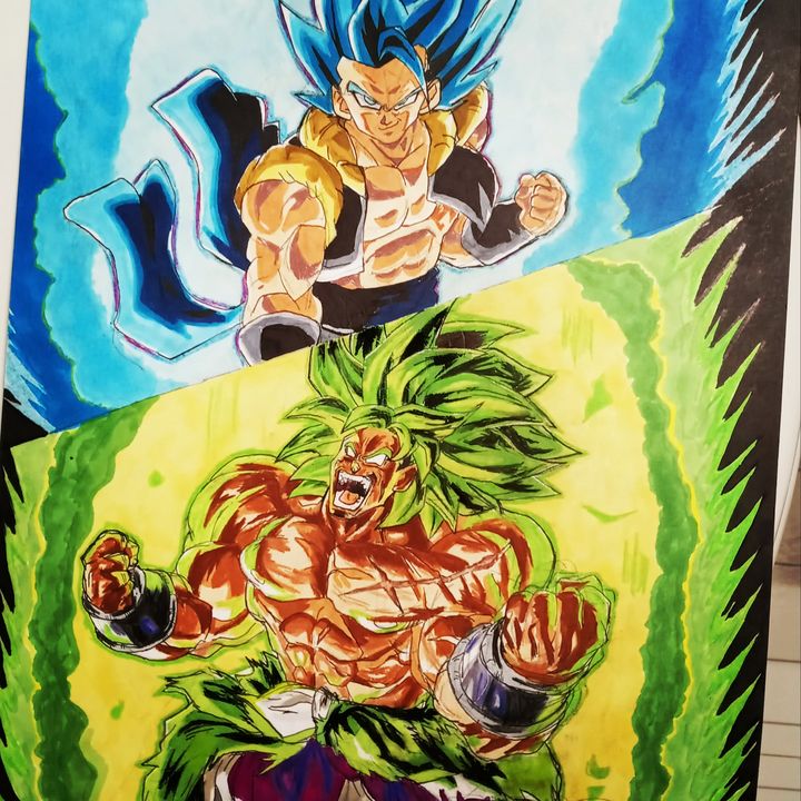 Broly vs Gogeta  Anime dragon ball super, Anime dragon ball, Dragon ball  image