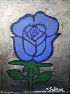 Blue A Rose