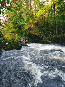 On Top of Rushing Waterfall - 5